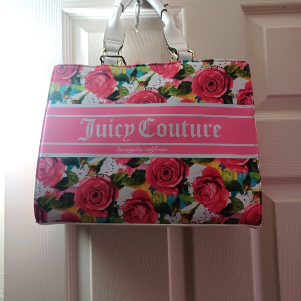 Juicy Couture floral purse